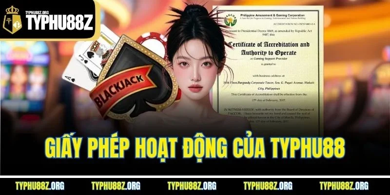 Giấy phép hoạt động của Typhu88
